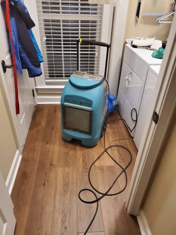 Commercial dehumidifier deployed for Flood Damage Cleanup in Port Clinton